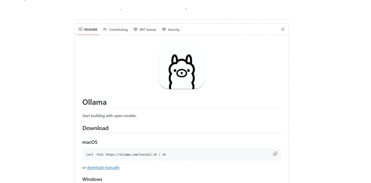 ollama github repo screenshot